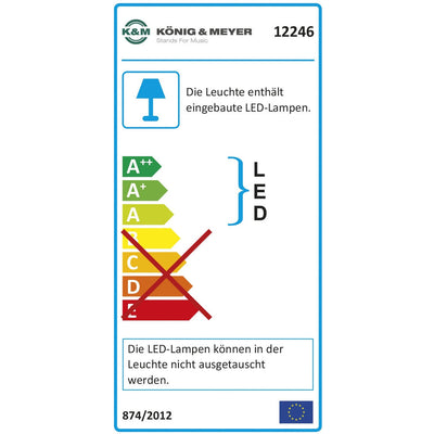 Notenpultleuchte K&M Double4 LED FlexLight